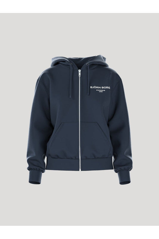 Bjorn Borg Ανδρική Ζακέτα Με Κουκούλα - Essential 1 Zip Hoodie - Outerspace