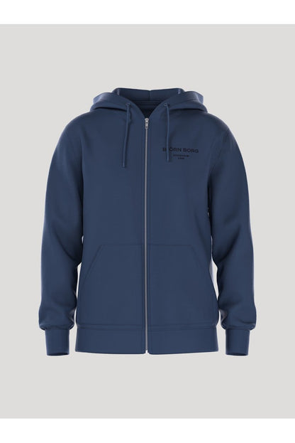 Bjorn Borg Ανδρική Ζακέτα Με Κουκούλα - Essential 1 Zip Hoodie - Sargasso Sea