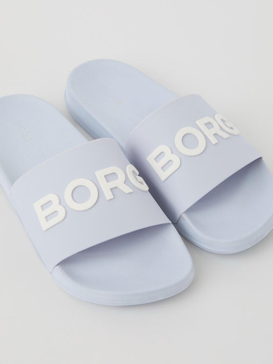 Bjorn Borg Unisex Σαγιονάρα - Unisex Knox Slides - 2112581201-BL254 - Grey/Blue