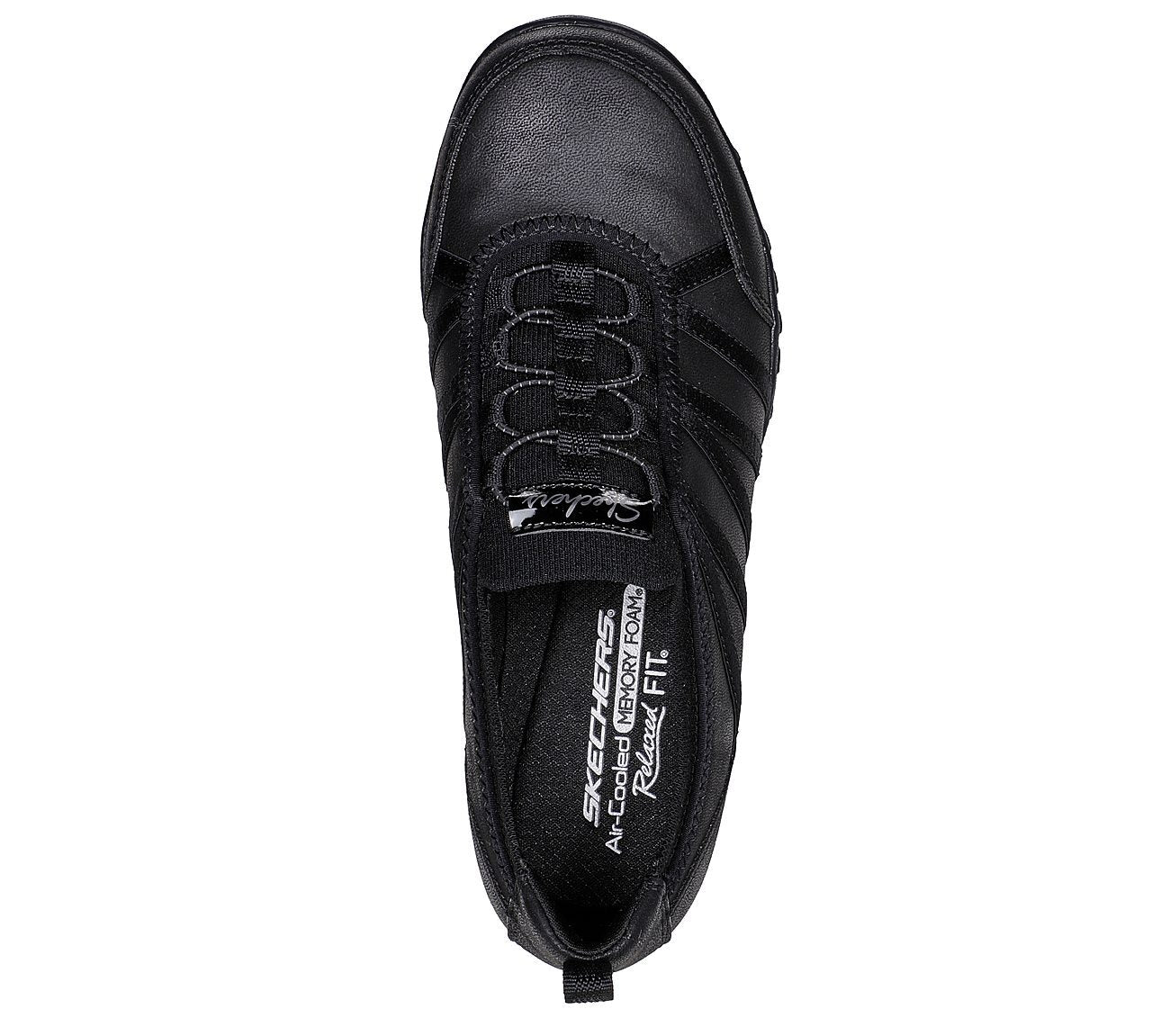 Skechers Παπούτσι Γυναικείο - Relaxed Fit: Breathe-Easy - Remember Me -100371-BBK - Black