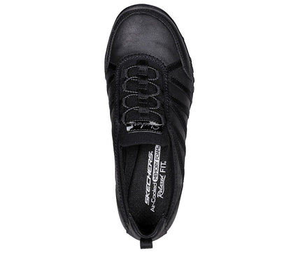 Skechers Παπούτσι Γυναικείο - Relaxed Fit: Breathe-Easy - Remember Me -100371-BBK - Black