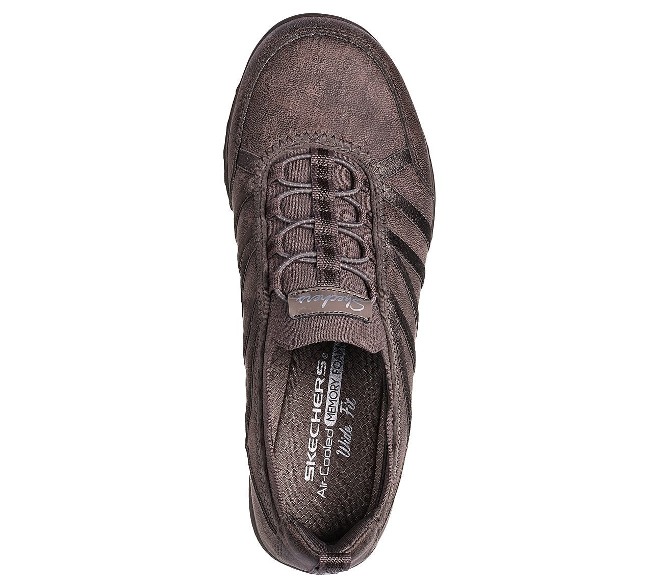 Skechers Παπούτσι Γυναικείο - Relaxed Fit: Breathe-Easy - Remember Me -100371-DKTP - Dark Brown