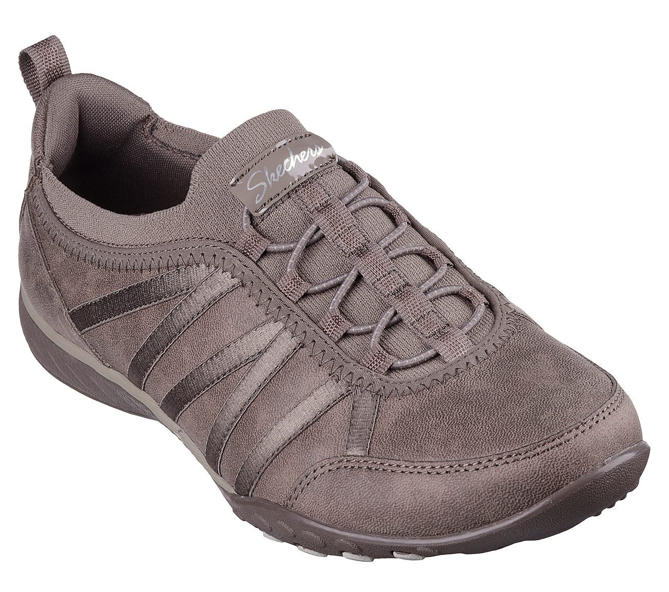 Skechers Παπούτσι Γυναικείο - Relaxed Fit: Breathe-Easy - Remember Me -100371-DKTP - Dark Brown