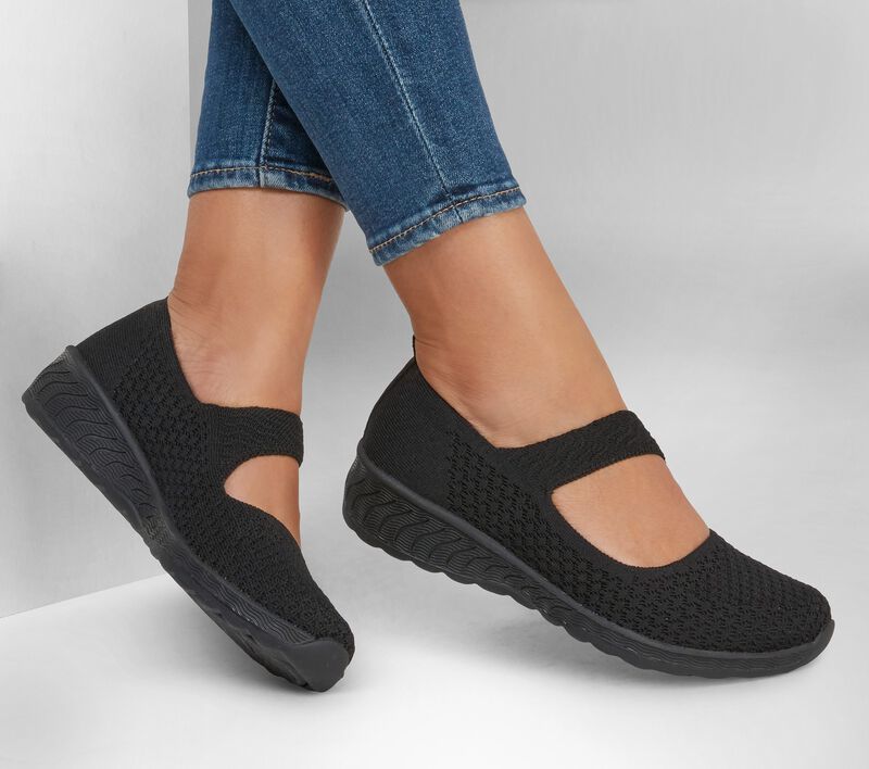 Skechers Παπούτσι Γυναικείο - Relaxed Fit: Up-Lifted 100453-BBK - Black