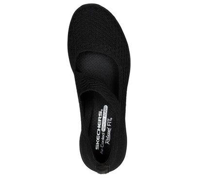 Skechers Παπούτσι Γυναικείο - Relaxed Fit: Up-Lifted 100453-BBK - Black