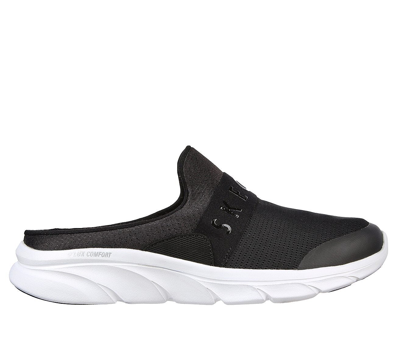 Skechers Παπούτσι Γυναικείο - Relaxed Fit: DLux Comfort -Enthusiast -104338-BKW - Black-White