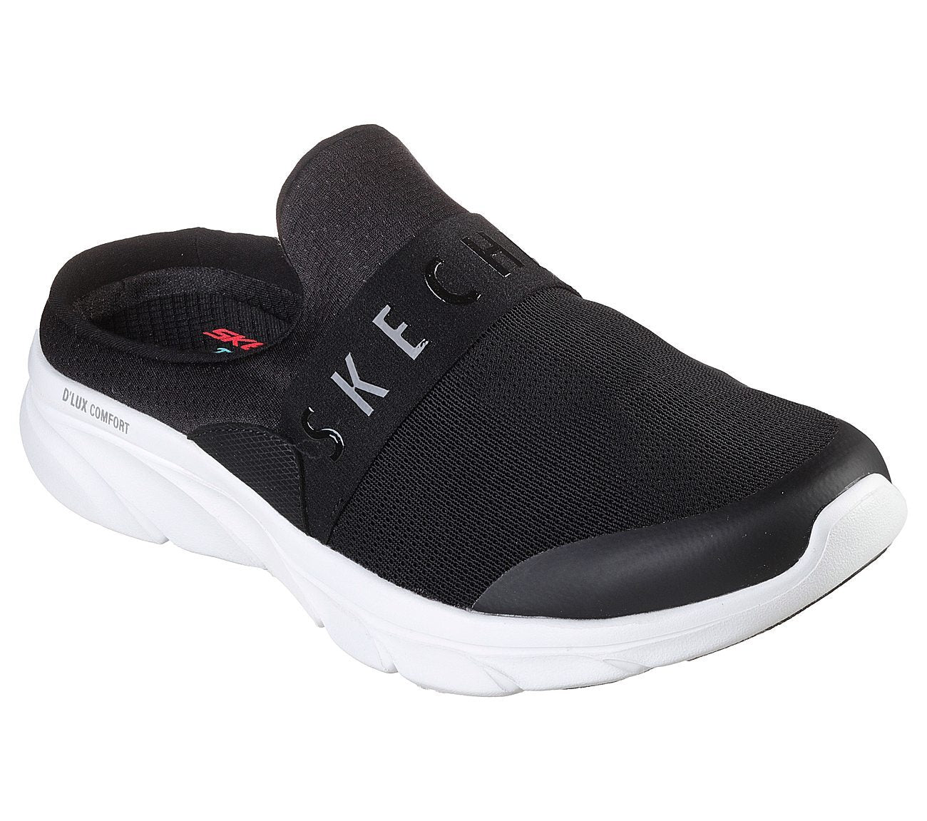 Skechers Παπούτσι Γυναικείο - Relaxed Fit: DLux Comfort -Enthusiast -104338-BKW - Black-White