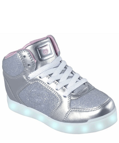 Skechers Παπούτσι Γιά Κορίτσι - Energy Lights: E-Pro Glitter Glow 10940L-SIL Silver