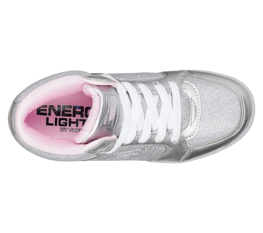 Skechers Παπούτσι Γιά Κορίτσι - Energy Lights: E-Pro Glitter Glow 10940L-SIL Silver