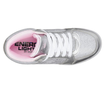 Skechers Παπούτσι Γιά Κορίτσι - Energy Lights: E-Pro Glitter Glow 10940L-SIL Silver