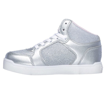 Skechers Παπούτσι Γιά Κορίτσι - Energy Lights: E-Pro Glitter Glow 10940L-SIL Silver