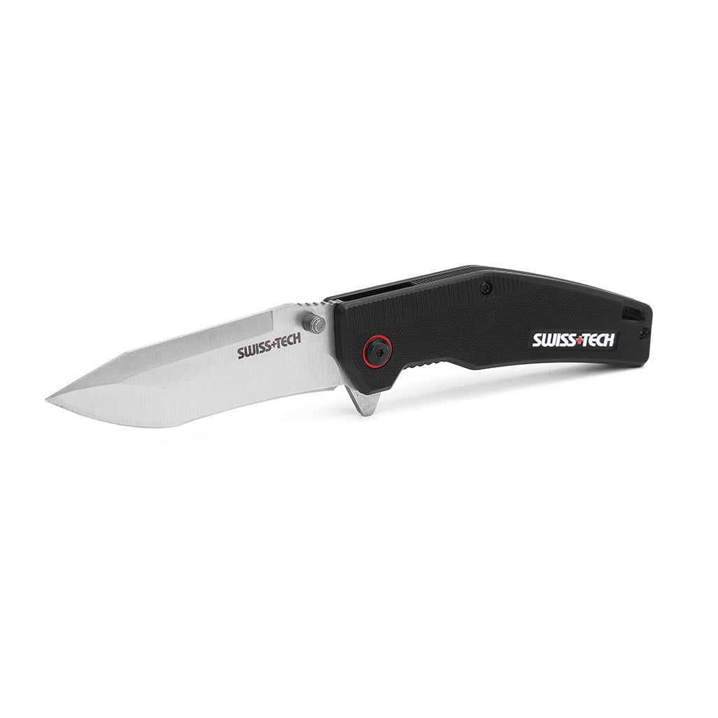 Swiss Tech G10 Folding Knife - Σατινέ