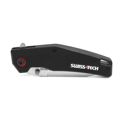 Swiss Tech G10 Folding Knife - Μαύρο