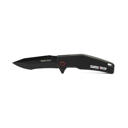 Swiss Tech G10 Folding Knife - Μαύρο