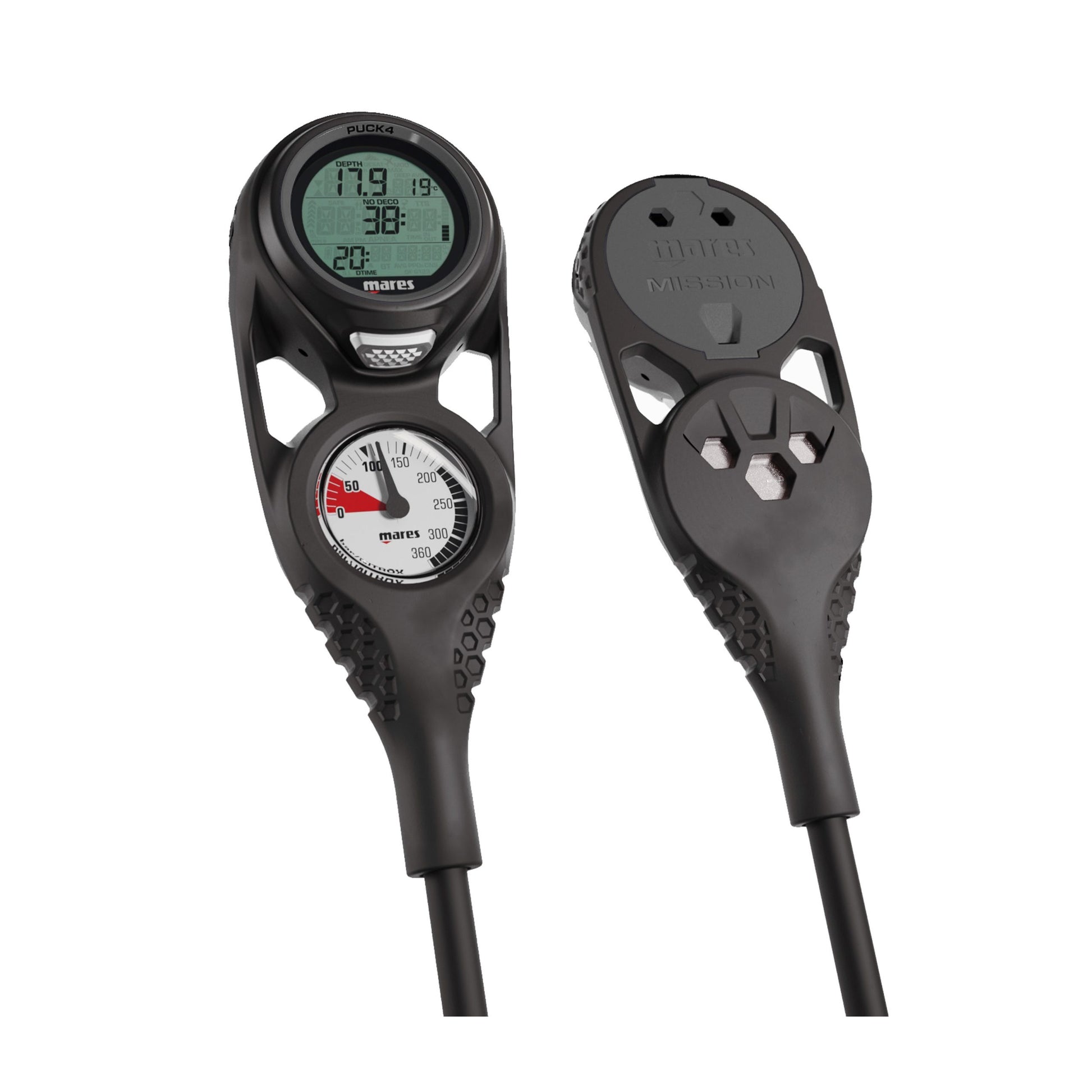 Mares Κονσόλα Κατάδυσης - Puck 4 Mission 2 Dive Console - 1107366 - Black