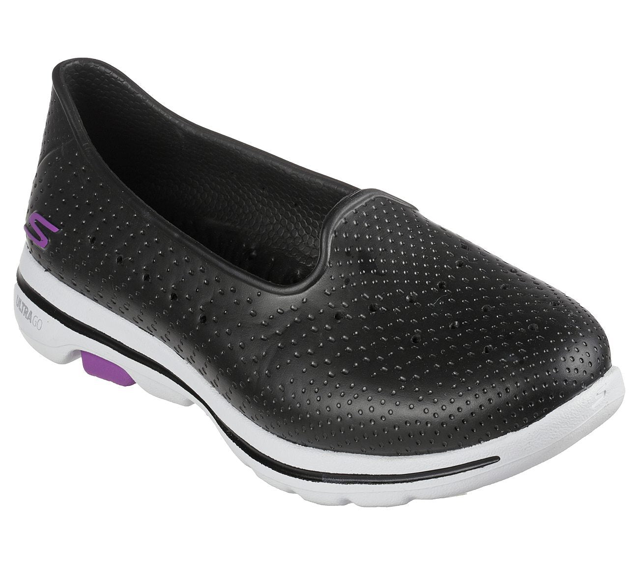 Skechers Παπούτσι Γυναικείο - Cali Gear: Go Walk 5-Sun Kissed - 111105-BKW - Black-White