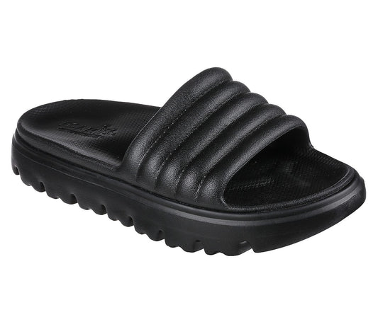 Skechers Παντόφλες Γυναικείες - Foamies: Top-Level - 111450-BBK Black
