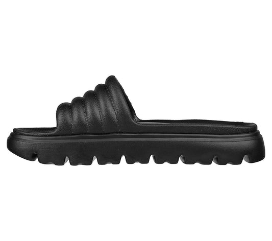 Skechers Παντόφλες Γυναικείες - Foamies: Top-Level - 111450-BBK Black