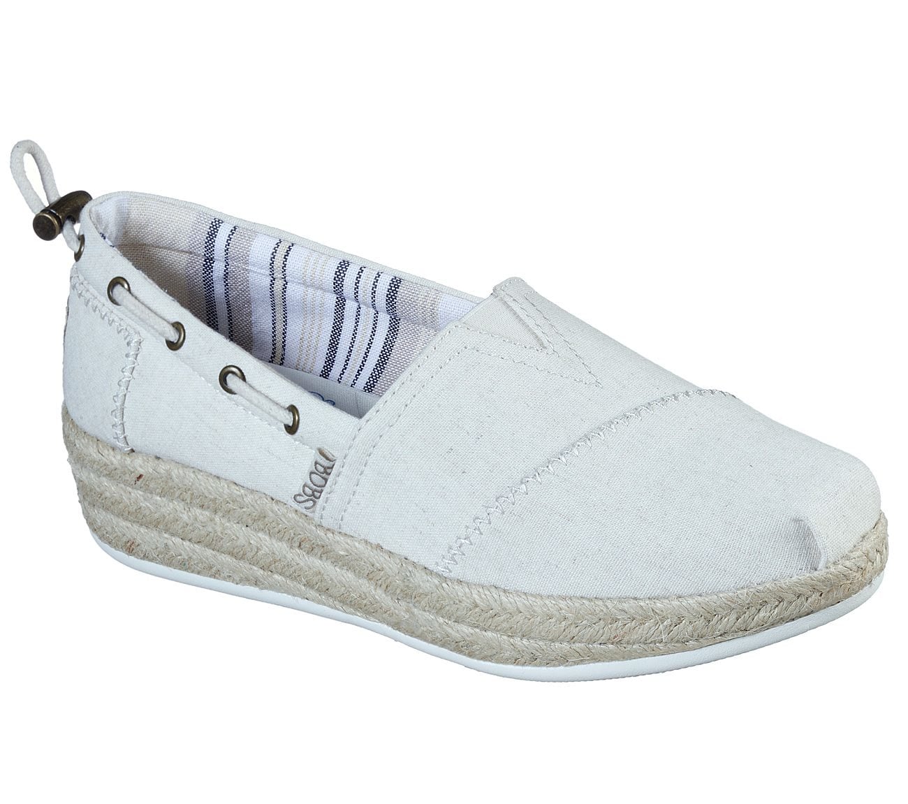 Skechers Γυναικείες Εσπαντρίγιες - Bobs HighLights 2.0 - Yacht Master 113075-NAT Natural
