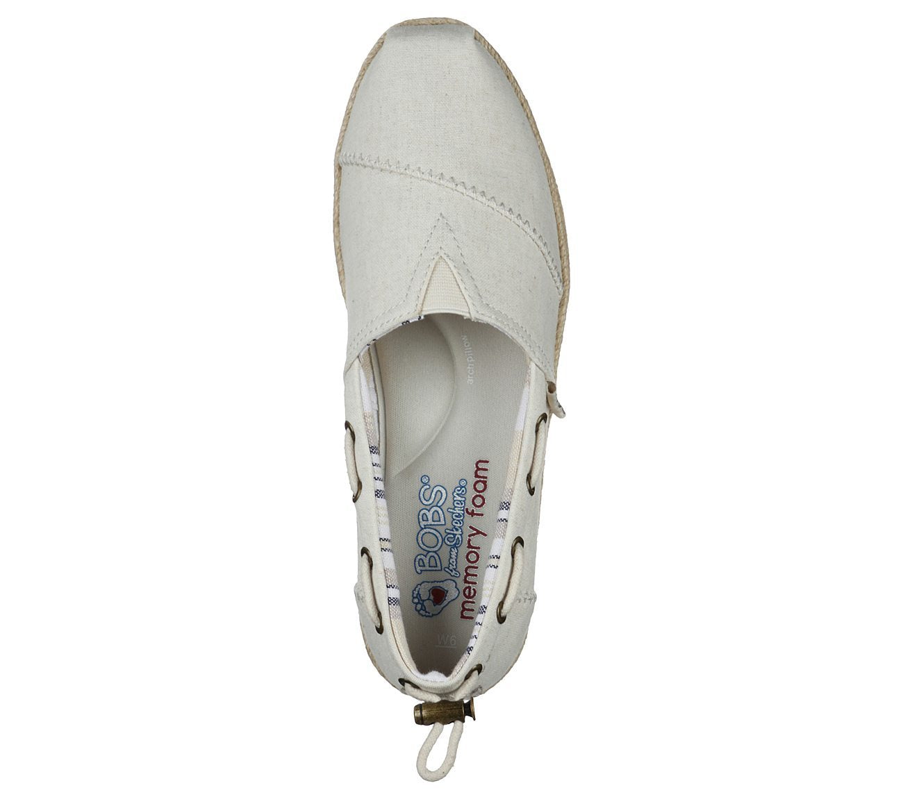 Skechers Γυναικείες Εσπαντρίγιες - Bobs HighLights 2.0 - Yacht Master 113075-NAT Natural