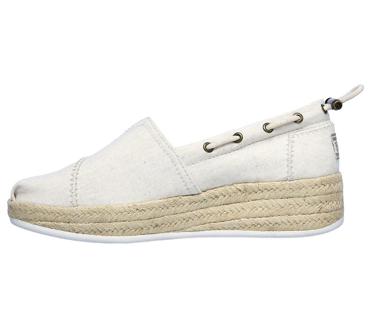 Skechers Γυναικείες Εσπαντρίγιες - Bobs HighLights 2.0 - Yacht Master 113075-NAT Natural