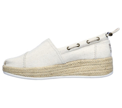 Skechers Γυναικείες Εσπαντρίγιες - Bobs HighLights 2.0 - Yacht Master 113075-NAT Natural