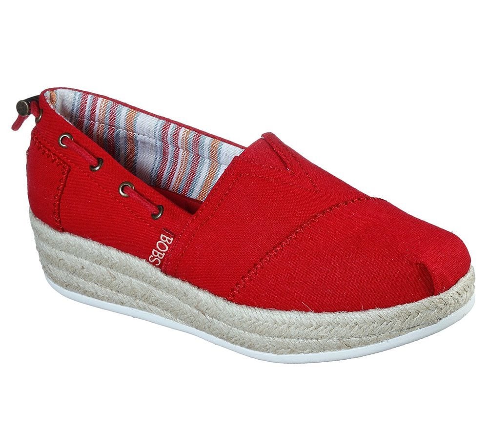 Skechers Γυναικείες Εσπαντρίγιες - Bobs HighLights 2.0 - Yacht Master 113075-Red