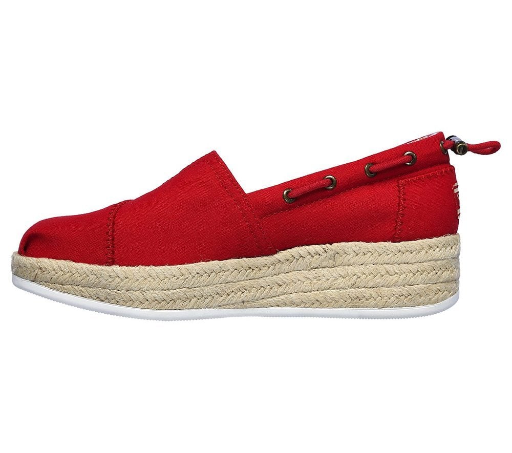 Skechers Γυναικείες Εσπαντρίγιες - Bobs HighLights 2.0 - Yacht Master 113075-Red