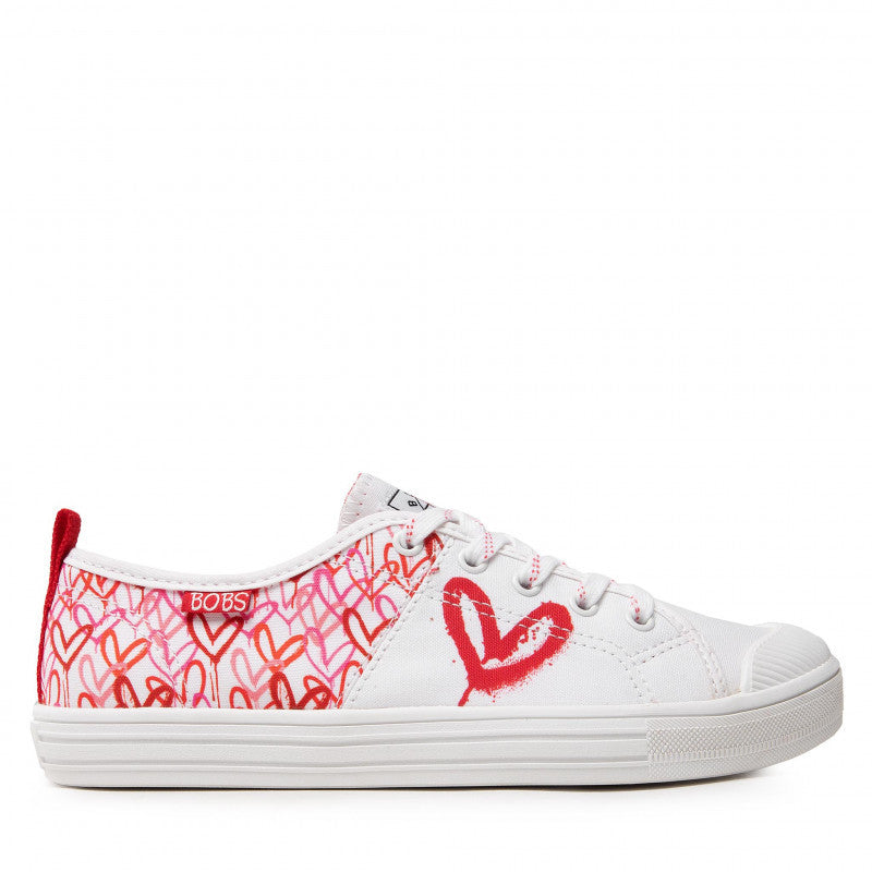 Skechers Παπούτσι Γυναικείο - Bobs B COOL 113952-WRPK White-Red
