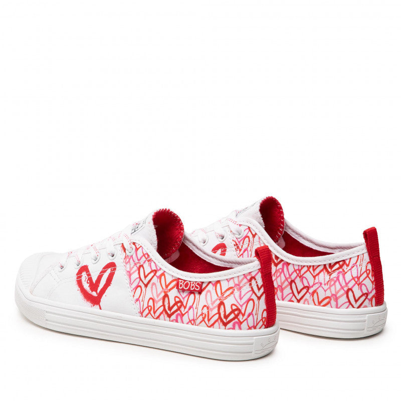 Skechers Παπούτσι Γυναικείο - Bobs B COOL 113952-WRPK White-Red