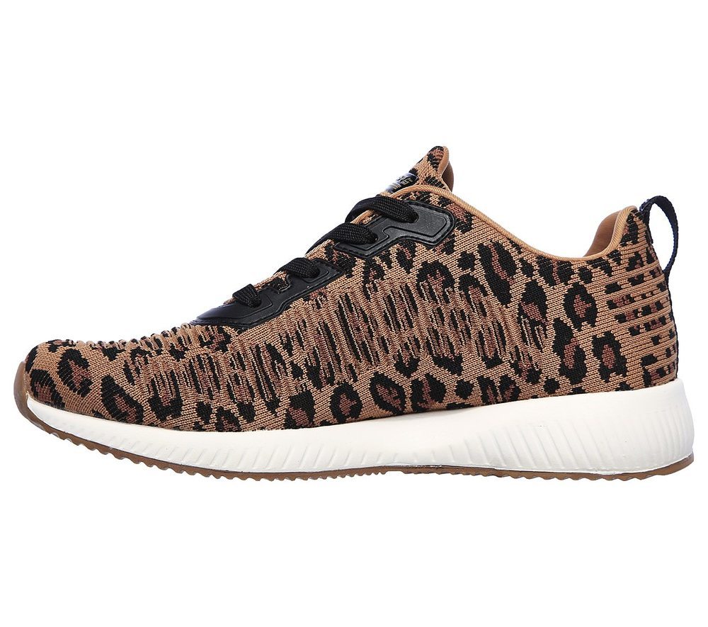 Skechers Παπούτσι Γυναικείο -Womens Bobs Sport Squad - Mighty Cat 117029-LPD Leopard