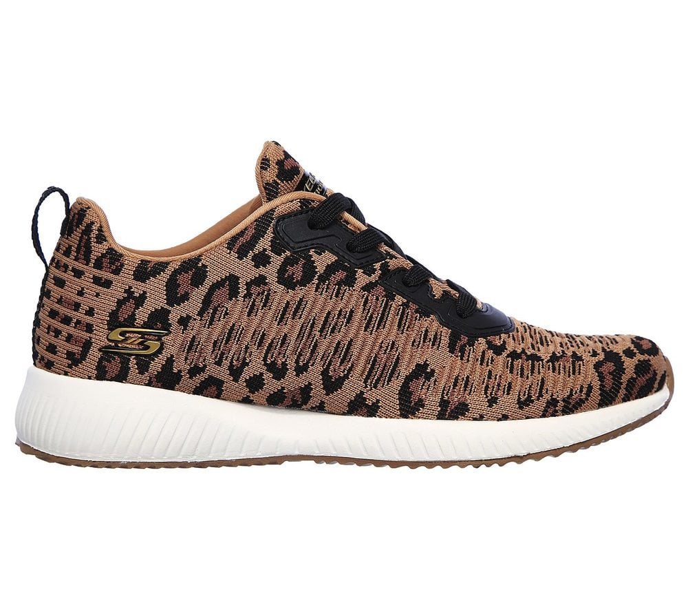 Skechers Παπούτσι Γυναικείο -Womens Bobs Sport Squad - Mighty Cat 117029-LPD Leopard