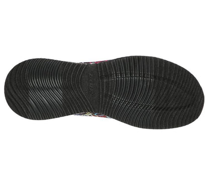 Skechers Παπούτσι Γυναικείο x JGoldcrown: Bobs Sport Squad - 117092-BKMT Black/Multi