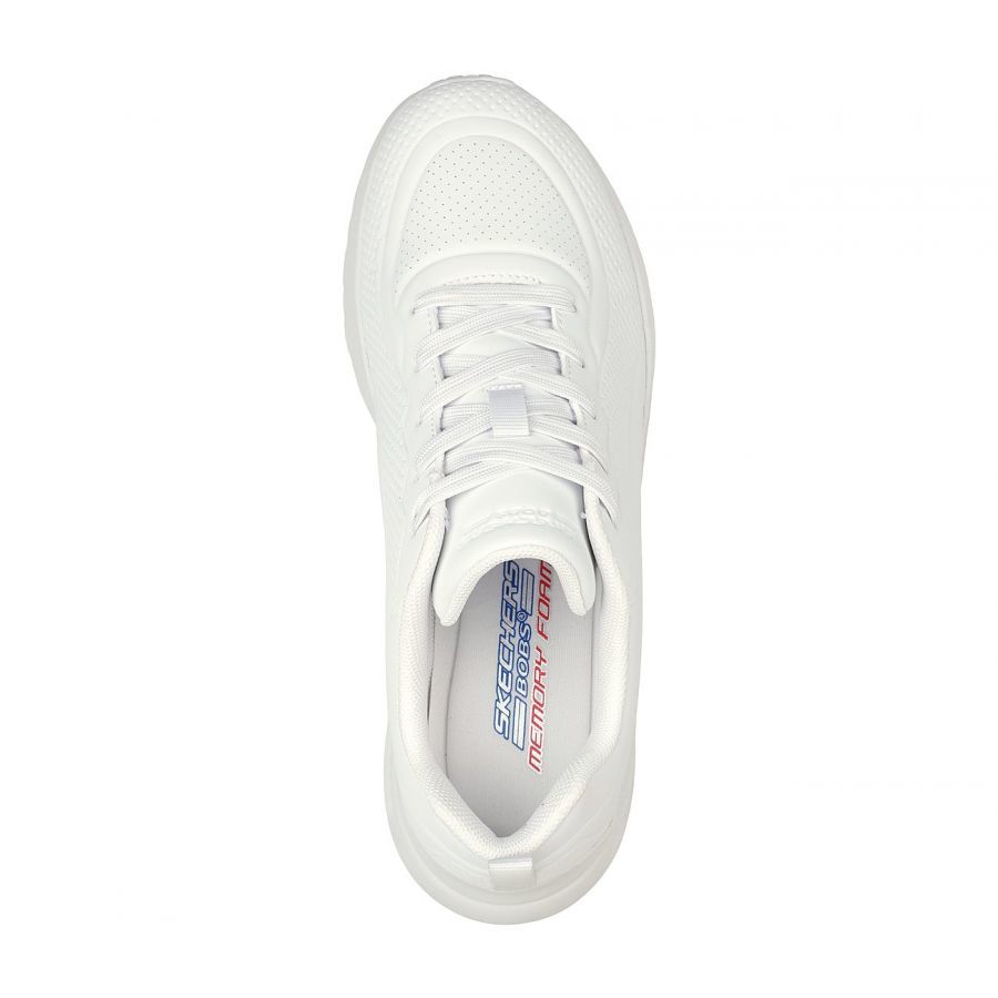 Skechers Παπούτσι Γυναικείο - Bobs Sport BUno - How Sweet 117151-WHT White