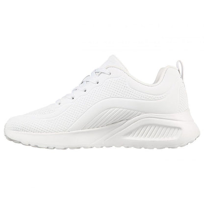 Skechers Παπούτσι Γυναικείο - Bobs Sport BUno - How Sweet 117151-WHT White
