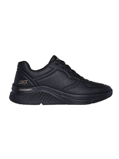 Skechers Παπούτσι Γυναικείο - Arch Comfort Pu Speckled Lace Up - 117560-BBK - Black