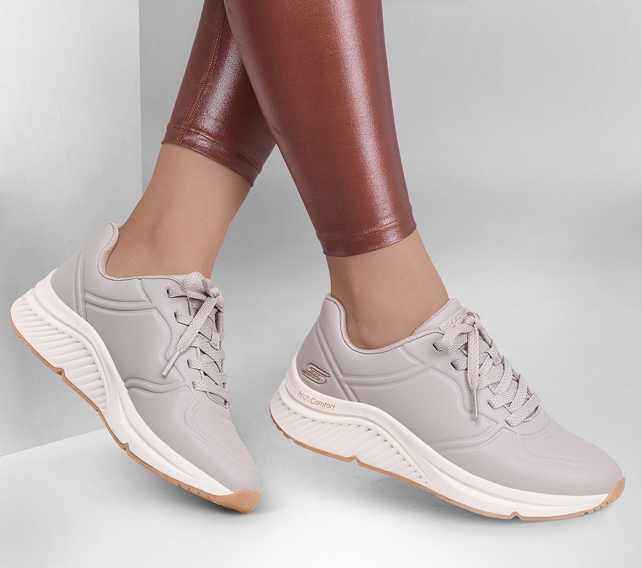 Skechers Παπούτσι Γυναικείο - BOBS Arch Comfort B Sweet - A Bind 117560-TPE NATURAL