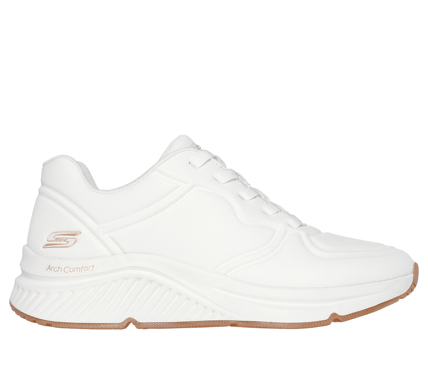 Skechers Παπούτσι Γυναικείο - Arch Comfort Pu Speckled Lace Up - 117560-WHT - White