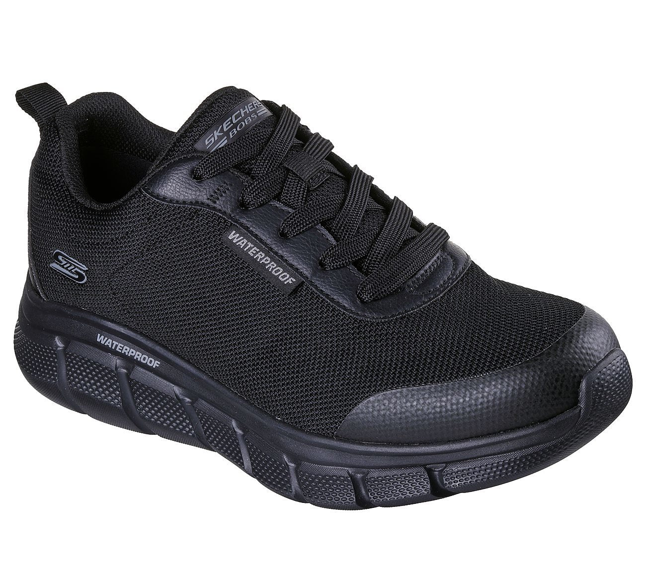 Skechers Παπούτσι Ανδρικό - BOBS B Flex - Rainy Edge Αδιάβροχο - 118111-BBK Black