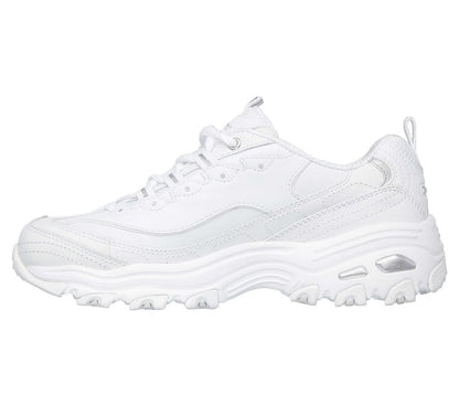 Skechers Παπούτσι Γυναικείο - DLites - Fresh Start 11931-WSL White-Silver