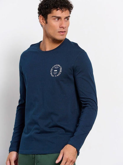 Body Talk Ανδρική Μακρυμάνικη Μπλούζα - BDTKM T-Shirt MM - 1232-951226-00423 - Ocean - E