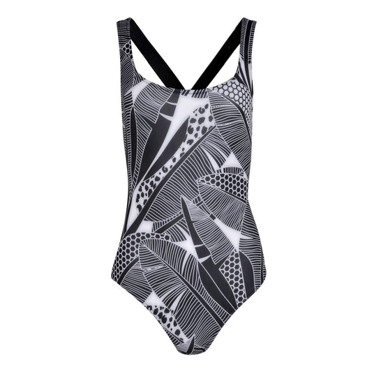 BodyTalk Γυναικείο Ολόσωμο all Over printed Μαγιό 1211-902647-Black-E