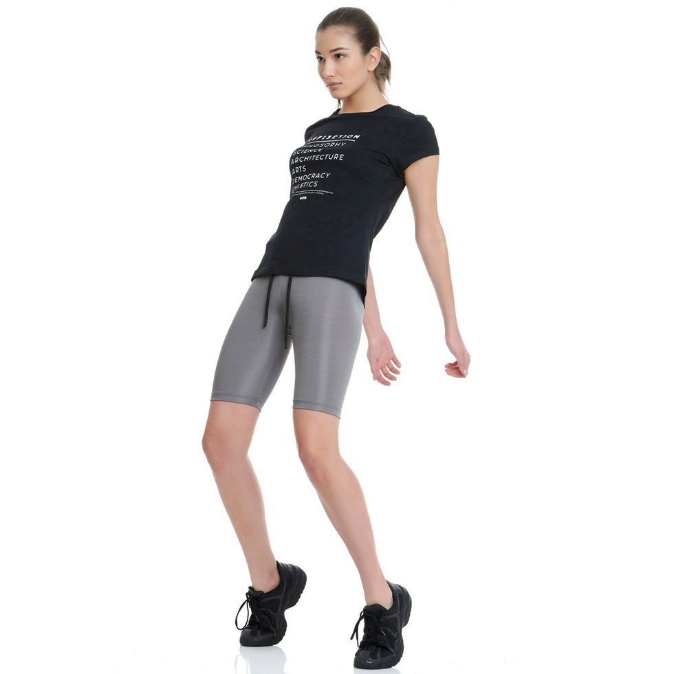 BodyTalk Γυναικείο ποδηλατικό Κολάν 2/4 1211-909014-Silver-E