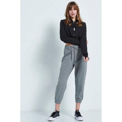 BodyTalk Γυναικεία Φόρμα Jogger - Grey Melanze
