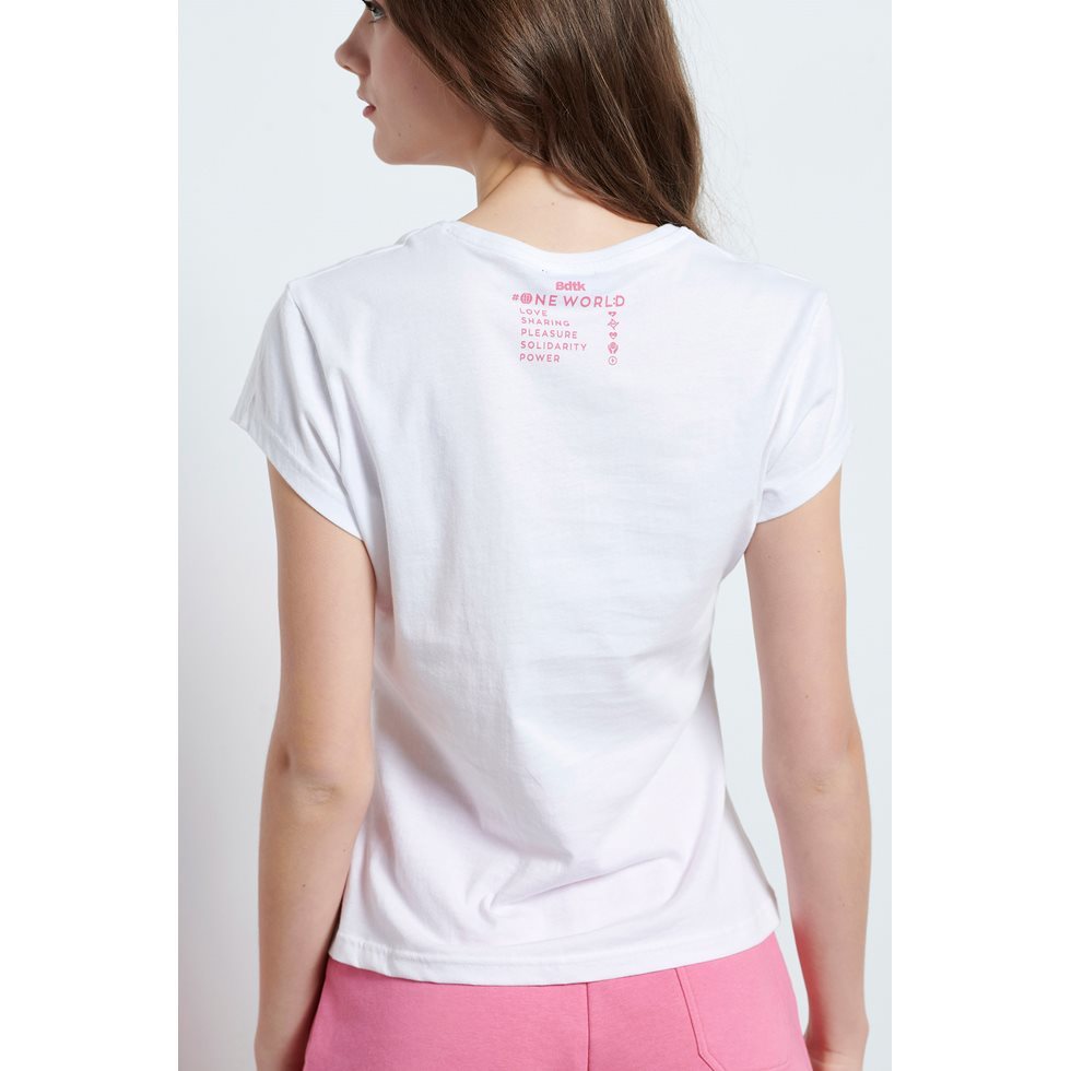 BodyTalk Γυναικείο Bdtk T-Shirt - White
