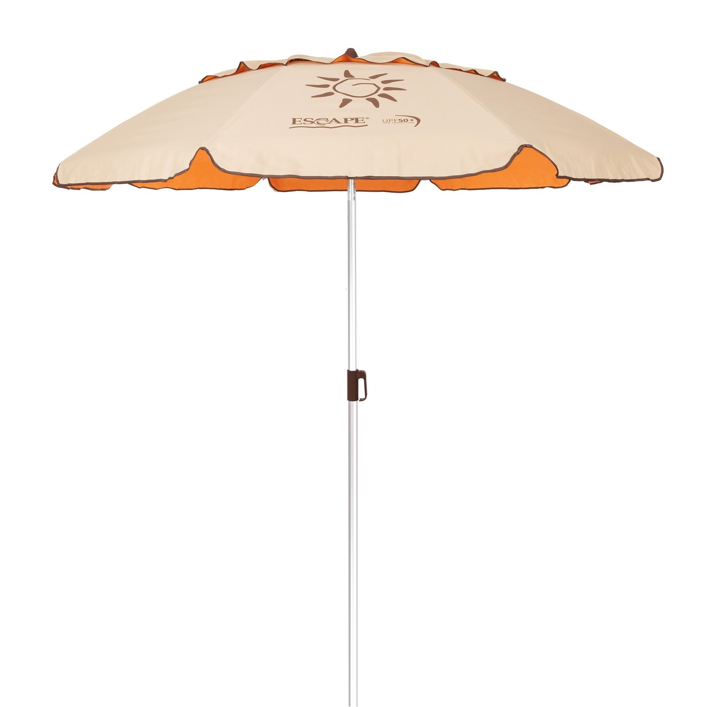 Escape Ομπρέλα Παραλίας Αλουμινίου - 2m PE 180gsm UPF50+ - 12211 - Orange
