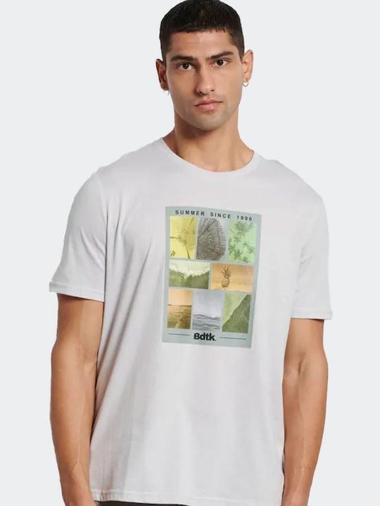 BodyTalk Ανδρικό BDTK Κοντομάνικο T-Shirt "Summer" - 1231-953328-00506 - LIGHT GREY - E