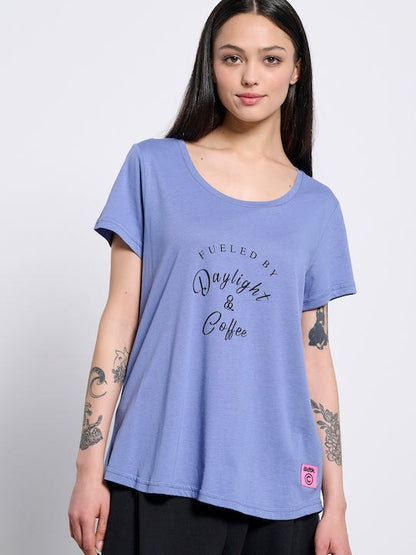 BodyTalk Γυναικεία Μακριά Κοντομάνικη Μπλούζα - BDTK T-Shirt SS - 1241-902628-00827 - BLUEBERRY - E