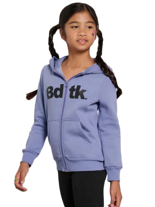 BodyTalk Παιδική Ζακέτα Με Κουκούλα Για Κορίτσι - BDTK Girl Hoodie - 1242-701022-00827 - Blueberry