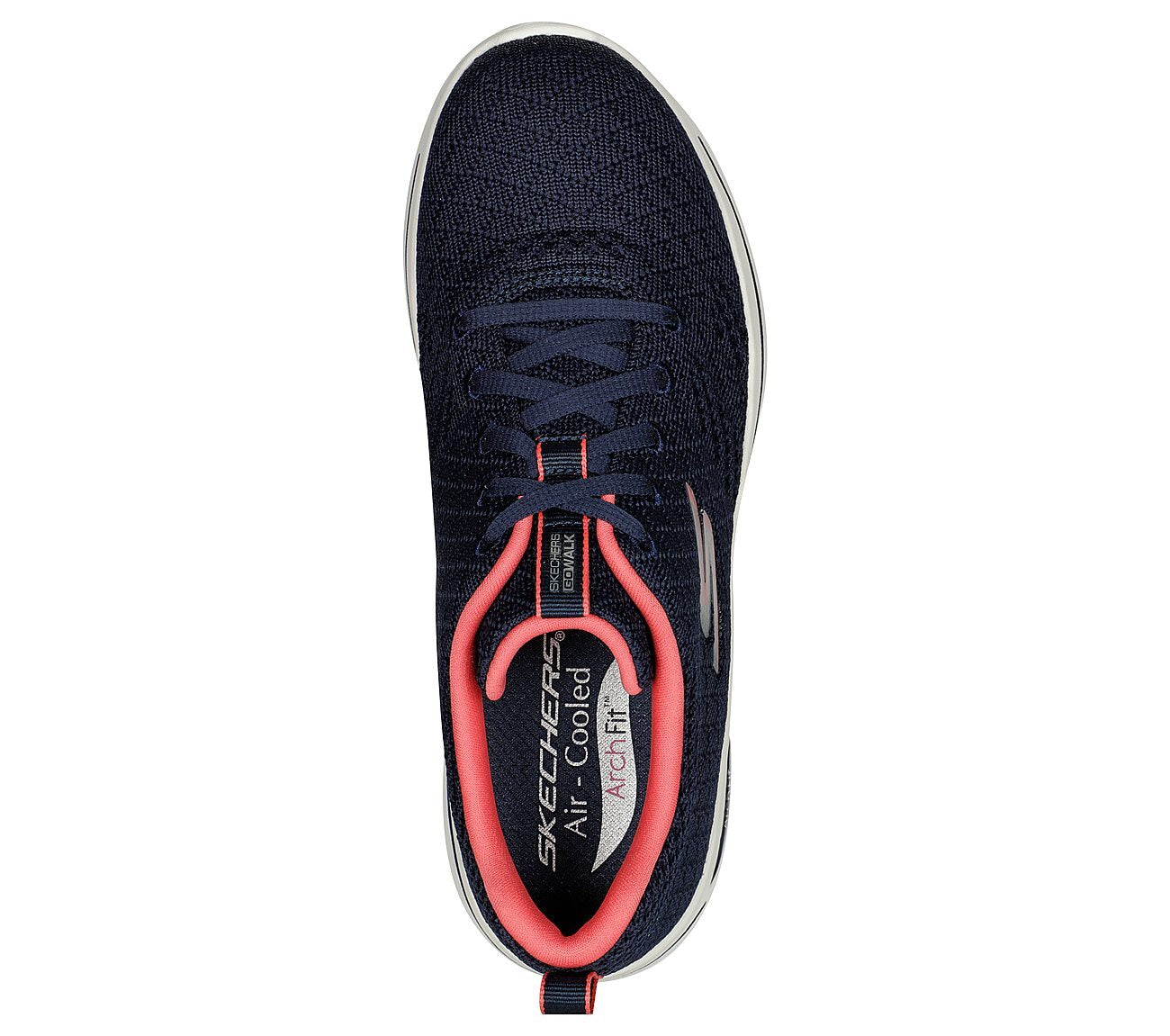 Skechers Γυναικείο Παπούτσι - Go Walk Arch Fit - Unify - 124403-NVCL - Navy Blue-Coral